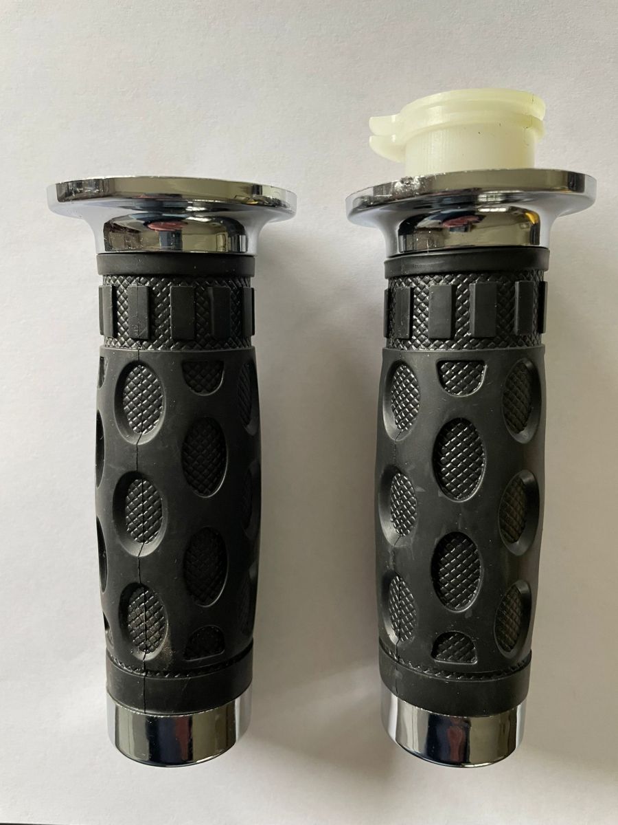 Handvaten Zwart/Chroom - € 1,95