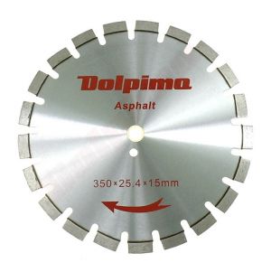 Diamantschijf Beton/Asfalt 350X25,4/20MM 15X3,2MM