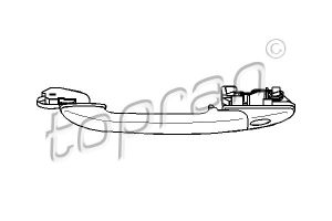 Deurhendel 112193546 Topran OE 6K0837207B - € 29,95