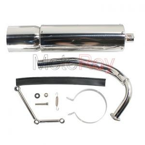 Uitlaat GY6-50CC Brede Uitvoering € 49,95