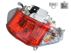 Achterlamp GY6  50cc 10 Inch Oranje