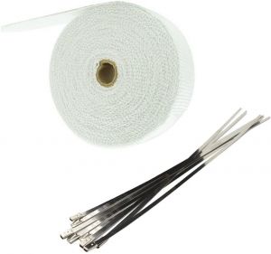 Hittebeschermingsband, Uitlaat 5cm 5 Meter Wit  € 17,99