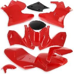 Complete Kappenset Minibike Rood