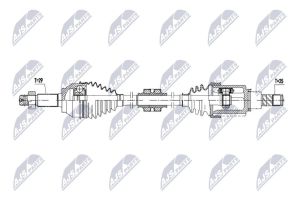 Aandrijfas OEM 39101-1KA5B