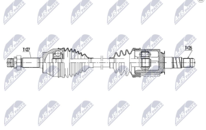 Aandrijfas OEM 39100-CG000
