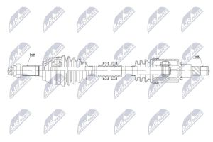 Aandrijfas OEM 39101-BB90C