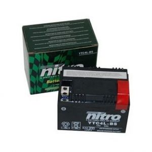 12 volt accu Nitro 4 AH  - € 23,95